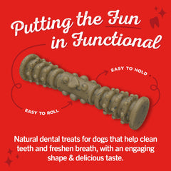 Stella & Chewy's Dental Delights ridges-nubs chew demonstrates dental-friendly design