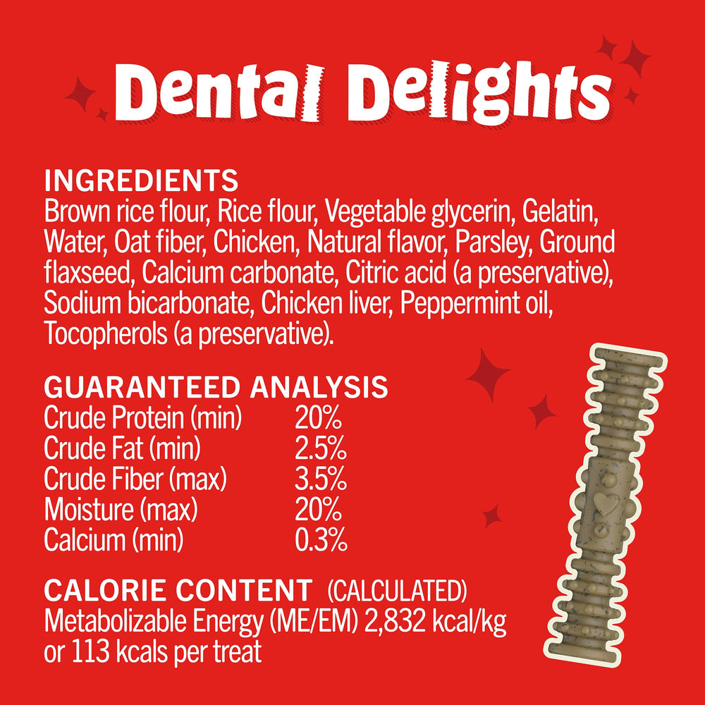 Senior dogs may enjoy the gentle chew and natural calcium in the formula