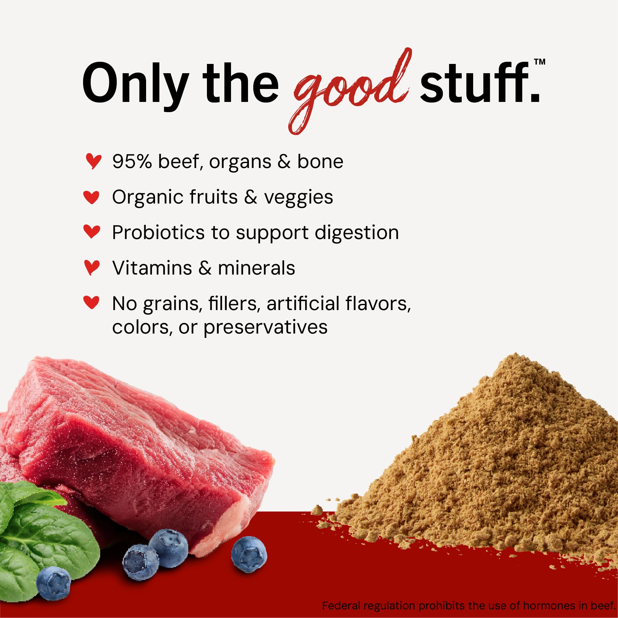 Sprinkling Dinner Dust on food improves palatability and variety.