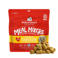 Stella & Chewy's meal mixers packaging on display for easy feeding