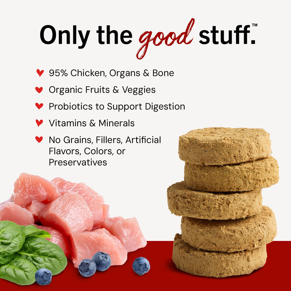 Stella & Chewy's patties in packaging highlighting grab-and-go convenience.
