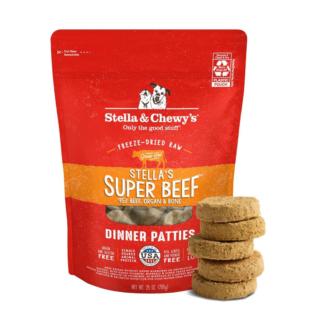 Stella & Chewy's beef patties served as a complete meal for picky eaters.