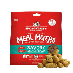 Stella & Chewy's freeze-dried salmon-cod topper entices picky eaters with premium protein.