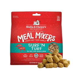 Stella and Chewy's Surf and Turf meal mixers bag boosts feeding flavor.