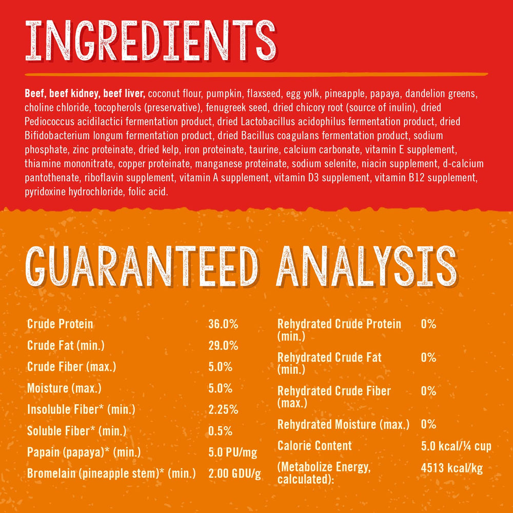 Stella & Chewy's grass-fed beef chunks highlight premium protein for a satisfying meal