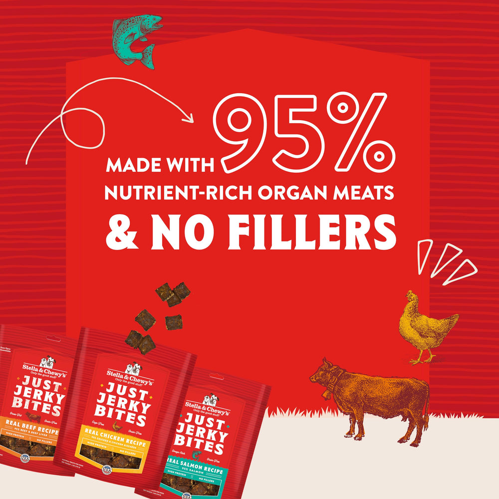 Stella & Chewy's ingredient label highlights organ meats and limited ingredients.