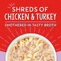 Lil Bites Stew served in broth for small breed dogs.