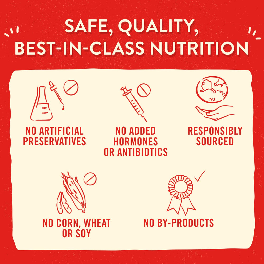 Grain-free Lil' Bites formula highlighted for small dogs' diet.
