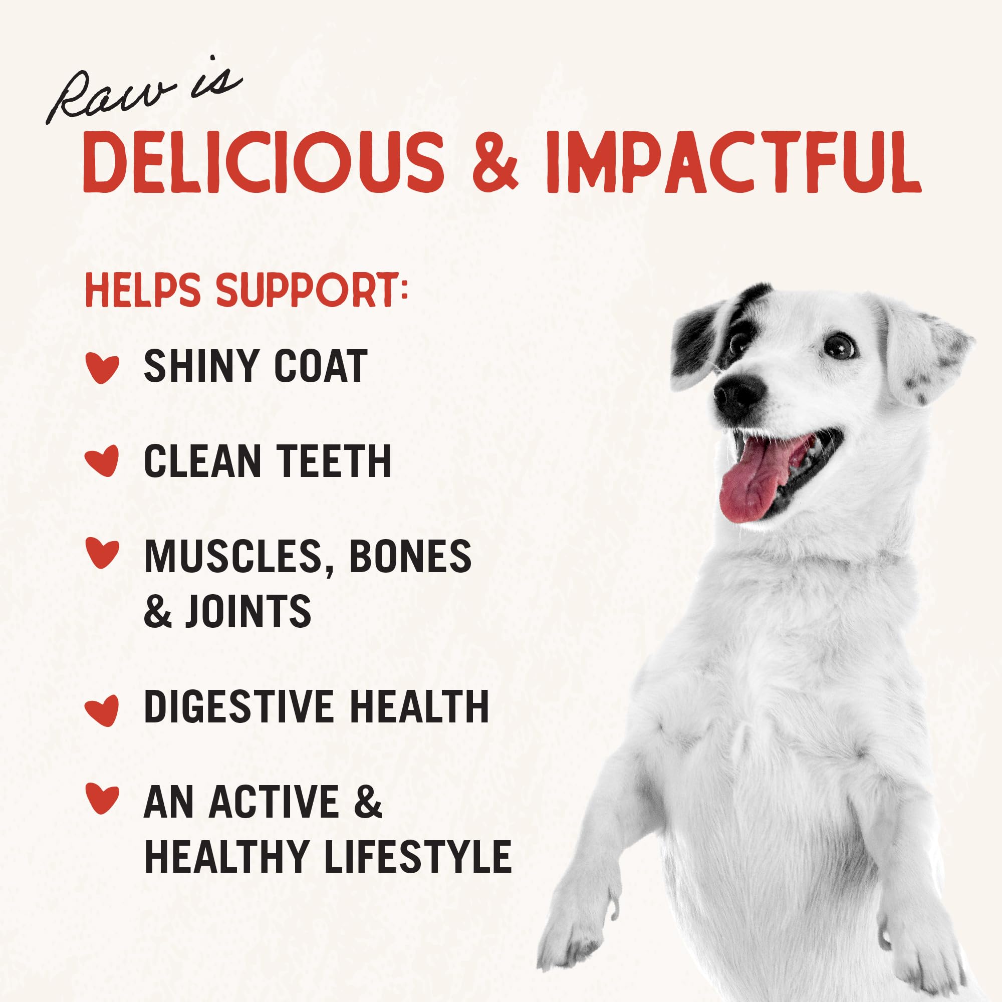 Stella & Chewy's USA-made quality label on chicken heart treats.
