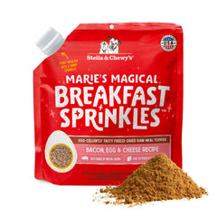 Stella & Chewy's Marie's Breakfast Sprinkles bacon topping adds flavor to meals.