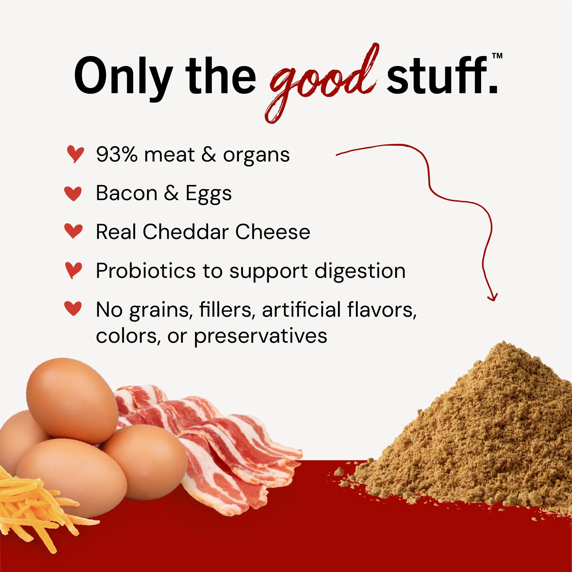 Stella & Chewy's Marie's Breakfast Sprinkles cheddar cheese provides calcium-rich crunch.