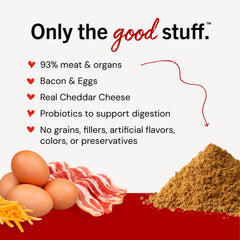 Stella & Chewy's Marie's Breakfast Sprinkles cheddar cheese provides calcium-rich crunch.