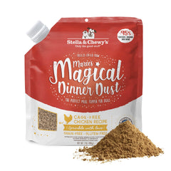 Stella & Chewy's Dinner Dust bottle pour boosts aroma and meal appeal.
