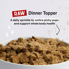 Stella & Chewy's Dinner Dust coats kibble for richer flavor.