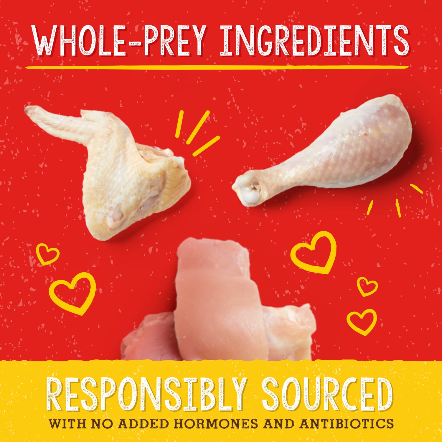 Natural anti-inflammatory herbs including lavender and turmeric in Stella & Chewy's blend.