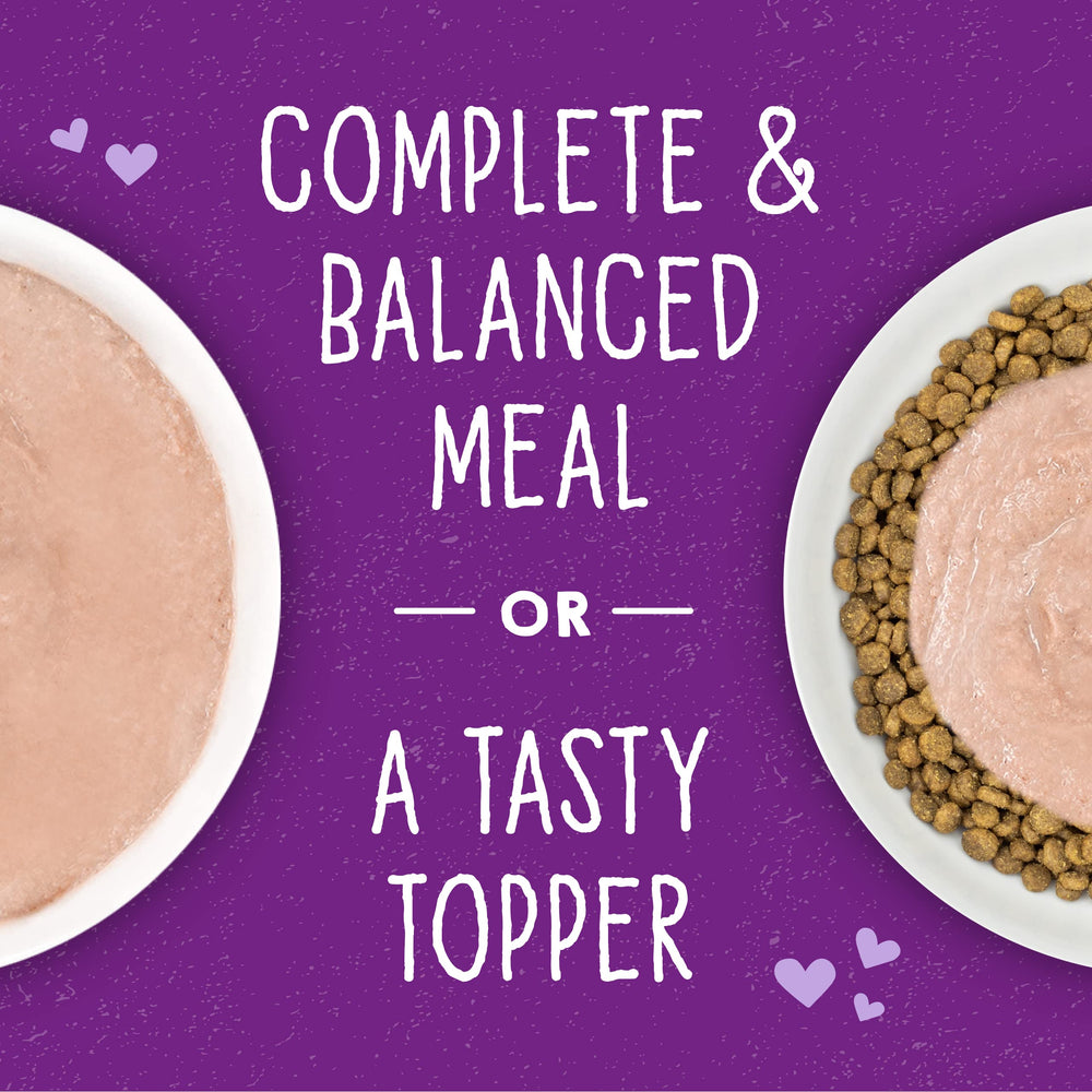 Close-up of Stella & Chewy's paté texture appealing to picky eaters.