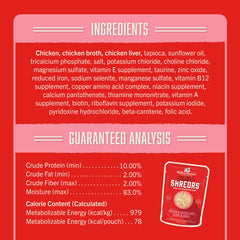 12-pack 2.8oz pouches for precise portions and freshness