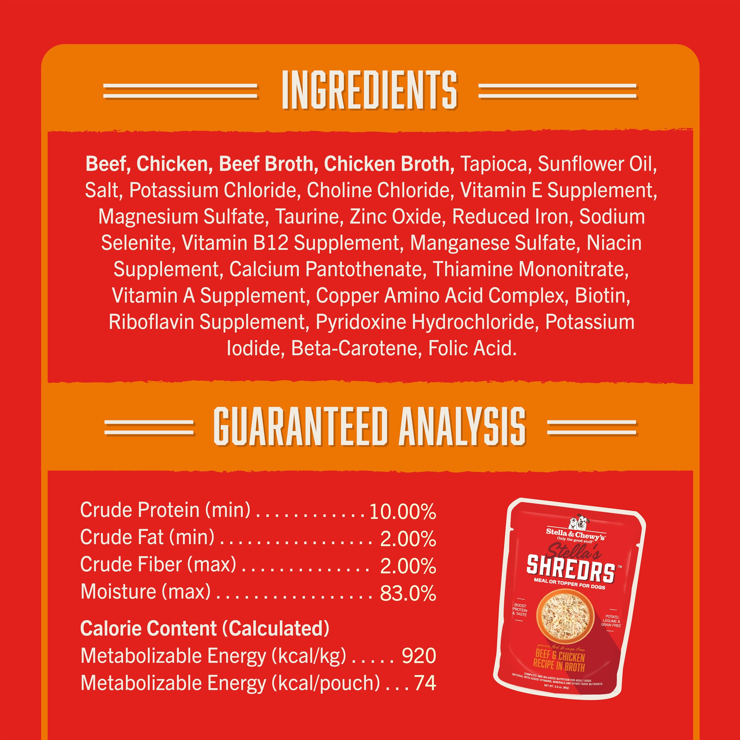 Shredrs being used as a kibble topper with rich broth.