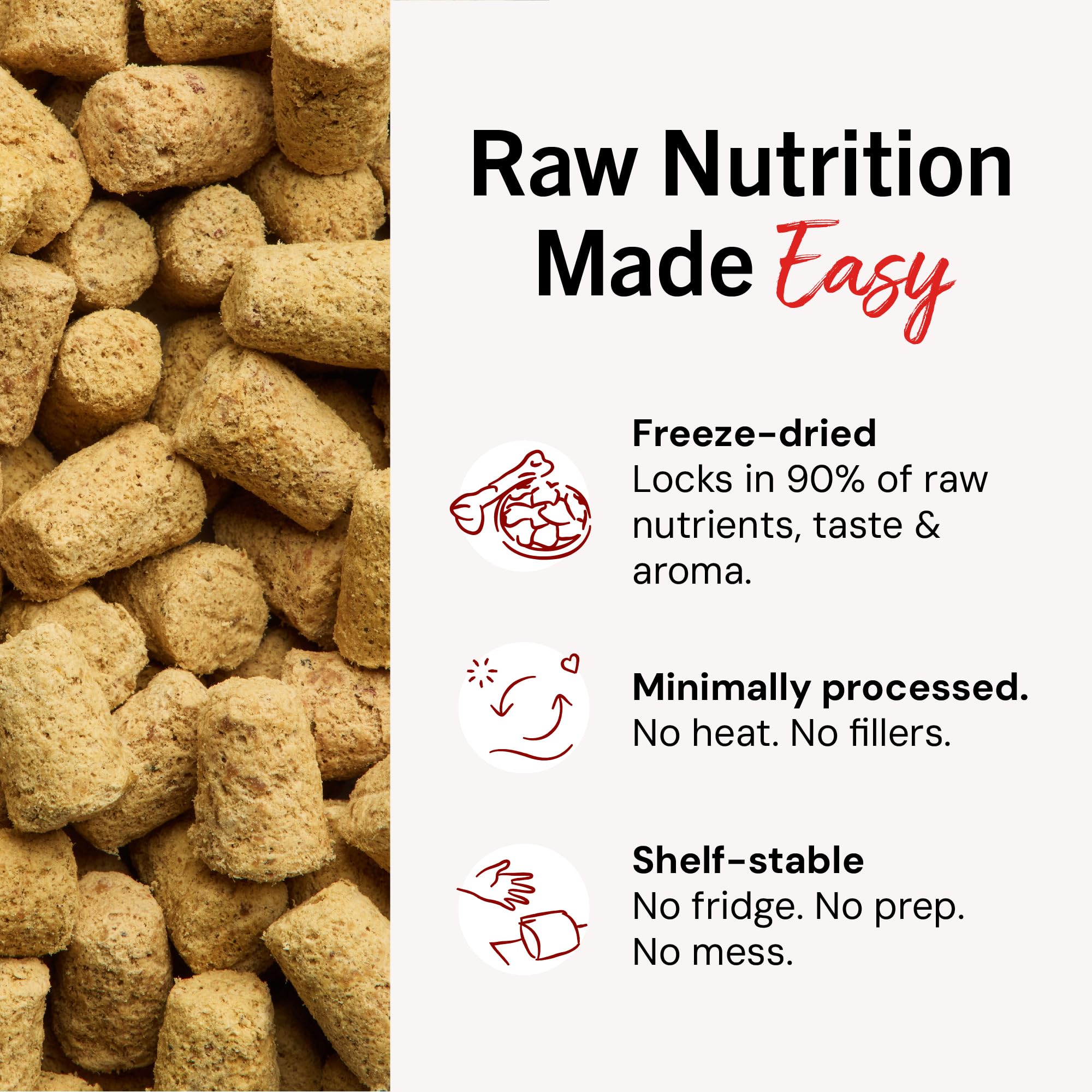 Stella & Chewy's probiotics label suggests digestive support through daily meals.