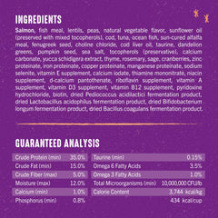 Stella & Chewy's Wild-Caught Fish recipe kibble in bowl with grain-free formula for cats.