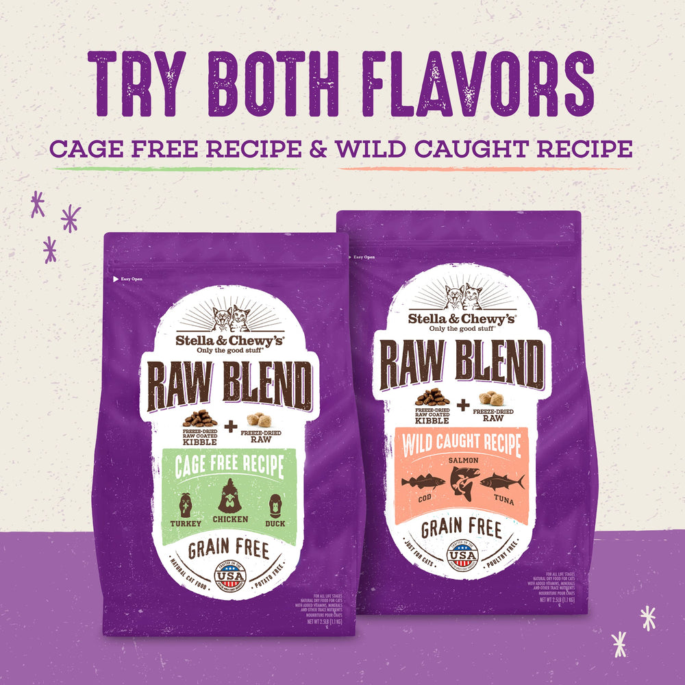Stella & Chewy's Raw Blend no-fillers formula for lean protein meals