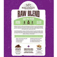 Stella & Chewy's Raw Blend turkey and duck kibble offers palatability and protein variety.