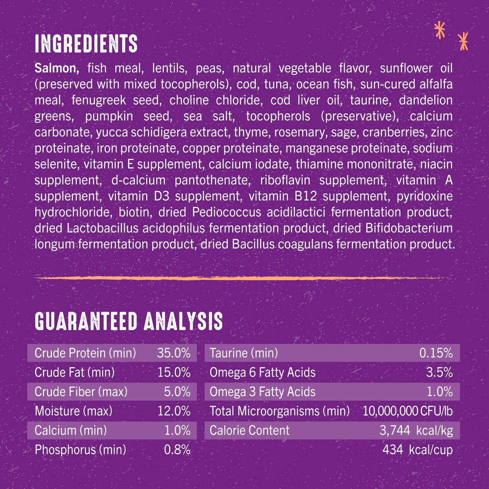 Stella & Chewy's Raw Blend kibble uses whole raw meat pieces for real-meat appeal