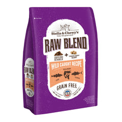 Stella & Chewy's Raw Blend kibble with wild salmon supports protein-rich meals for cats