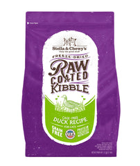 Stella & Chewy's raw-coated kibble in a cat bowl for picky eaters and protein.