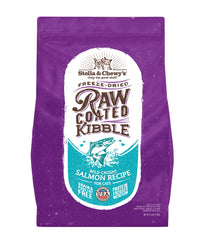 Stella & Chewy's raw-coated kibble with salmon boosts palatability for picky cats