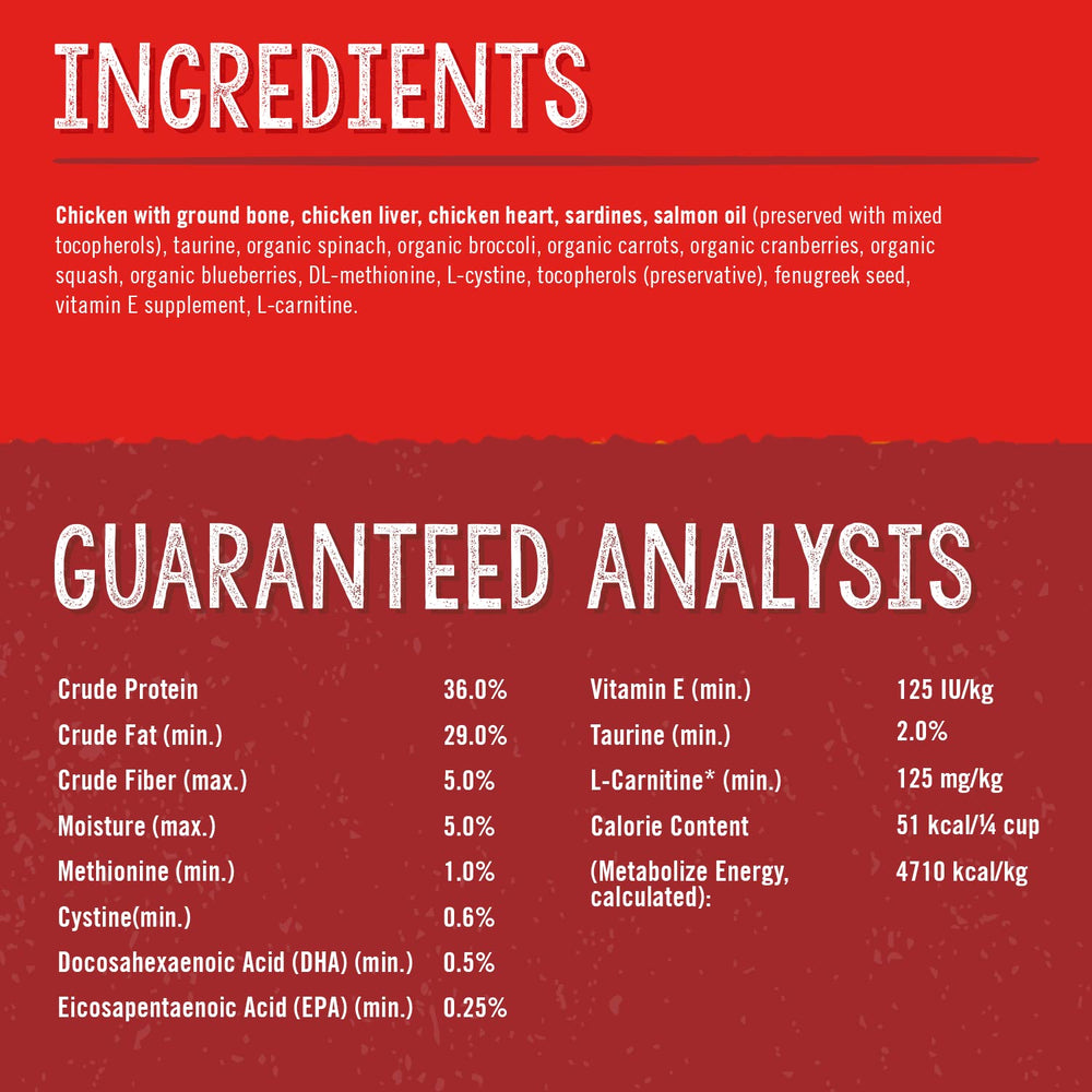 Stella & Chewy's omega-rich sardines provide DHA and EPA for cardiovascular support.