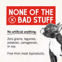 Stella & Chewy's grass-fed beef and lamb Shredrs packaging designed for travel.