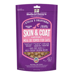 Stella & Chewy's Stella's Solutions Skin & Coat Boost with duck and salmon promotes skin and coat health