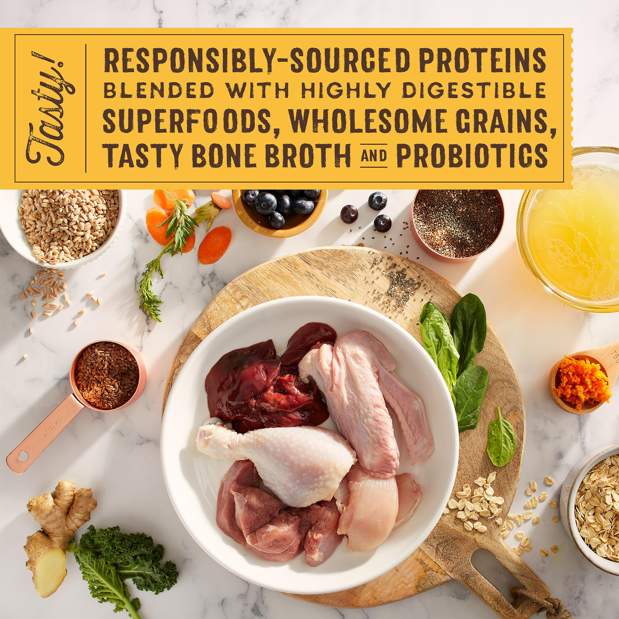 Raw-coated kibble with bone broth aroma enhances appeal for dogs
