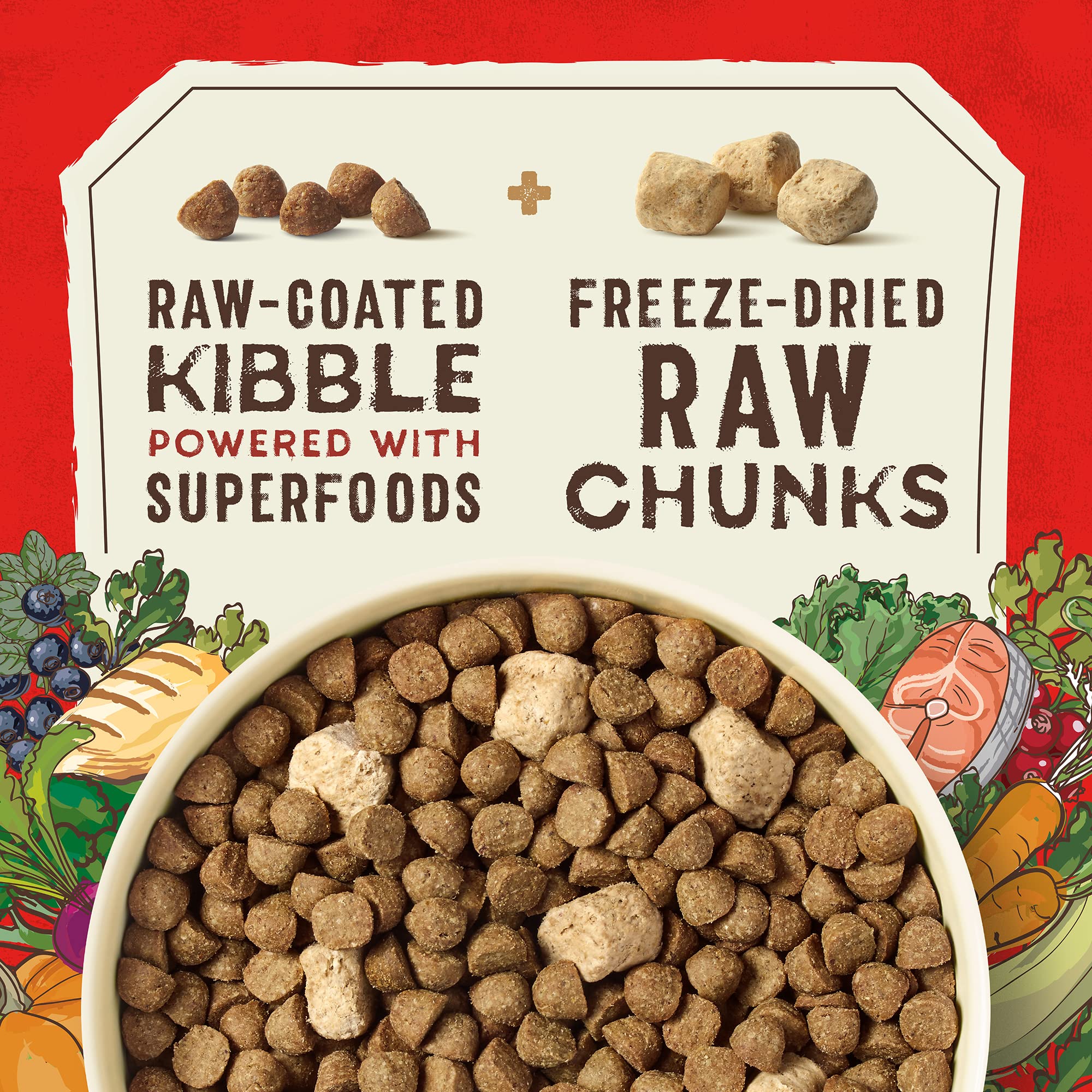 Stella & Chewy's SuperBlends raw-coated pieces provide extra protein in every bite.