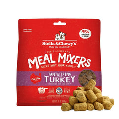 Stella & Chewy's Tantalizing Turkey Meal Mixers packaging shown for easy topping.