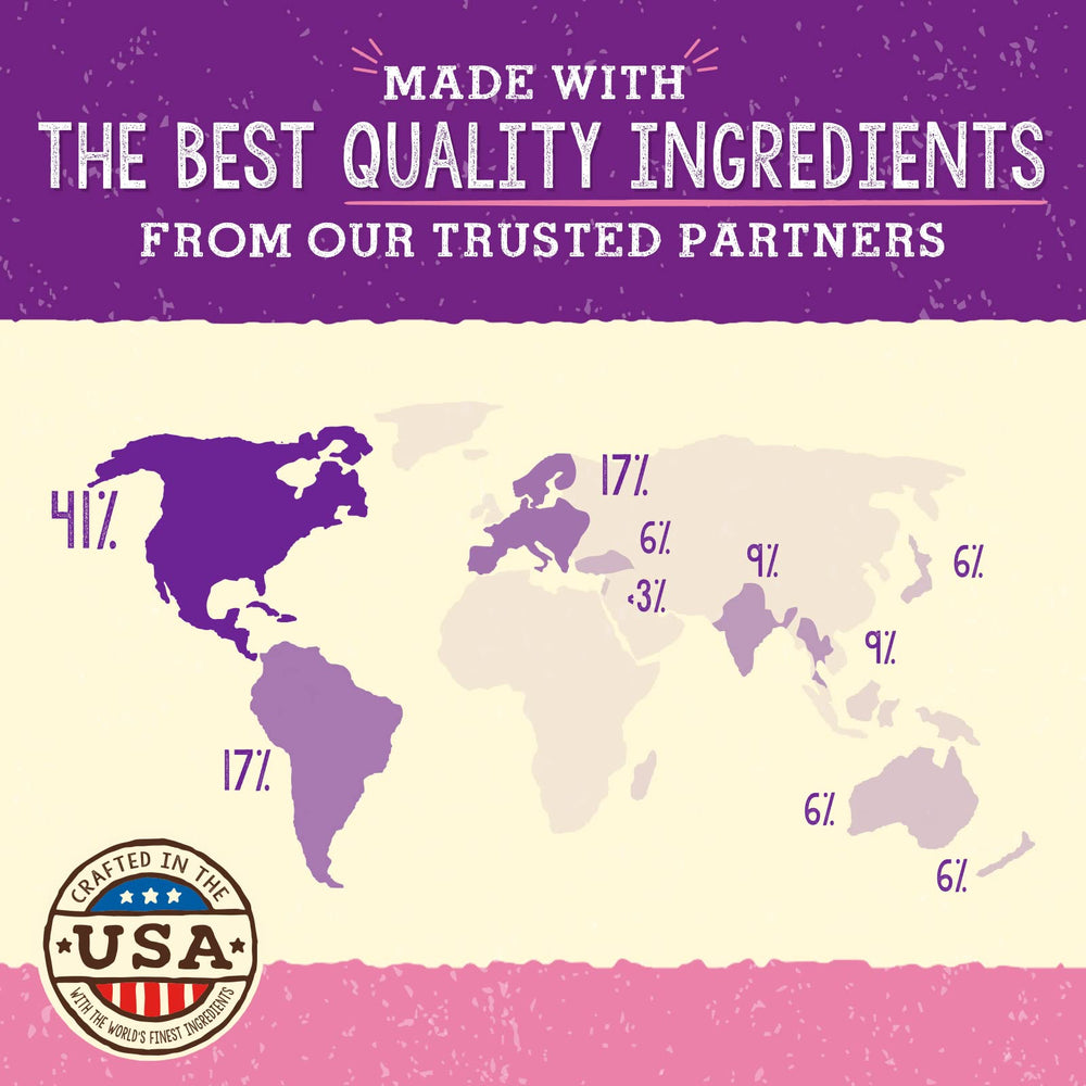 Crafted in the USA with small-batch production and premium ingredients