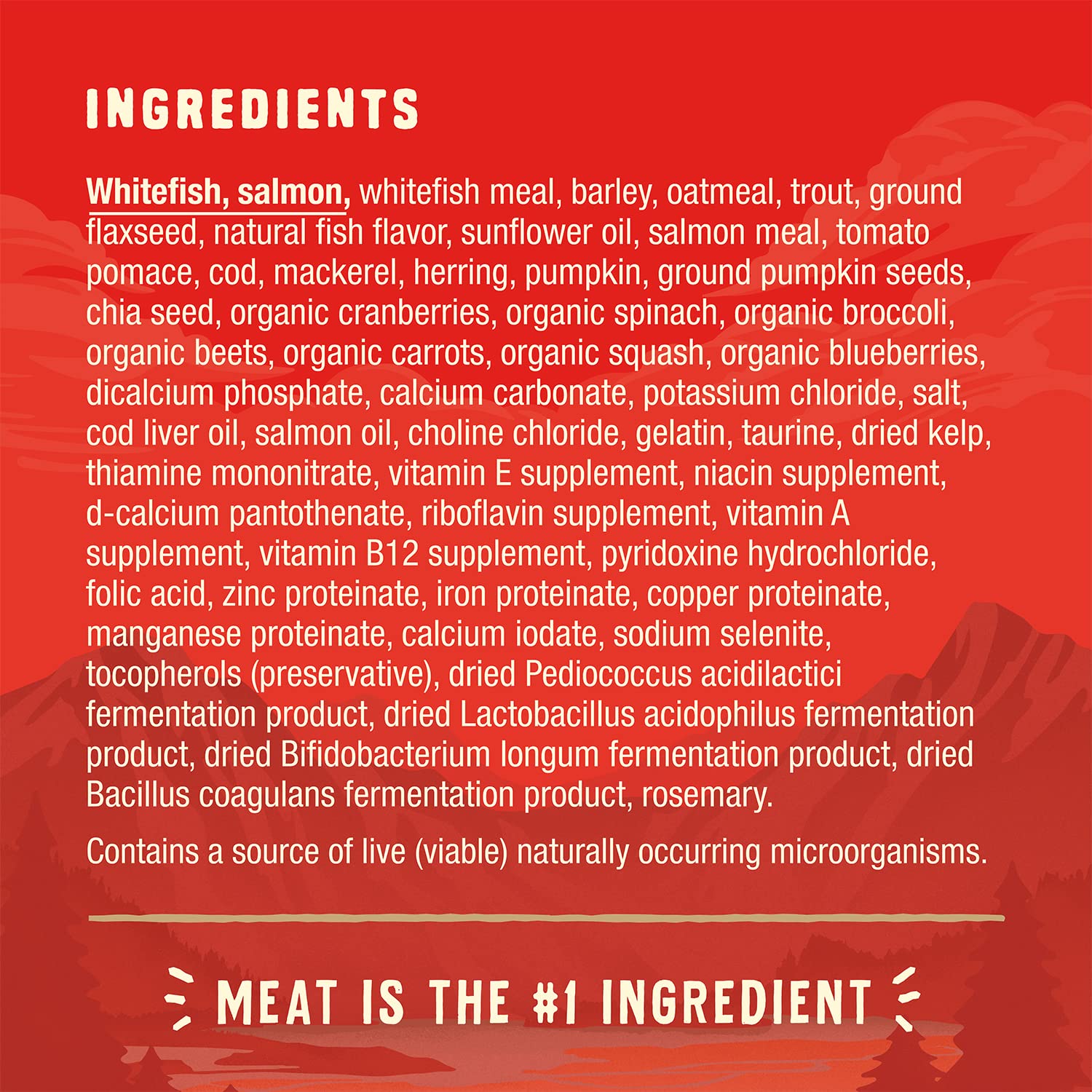 Stella & Chewy's Wild Red Ocean Recipe ingredients panel highlights barley and oatmeal