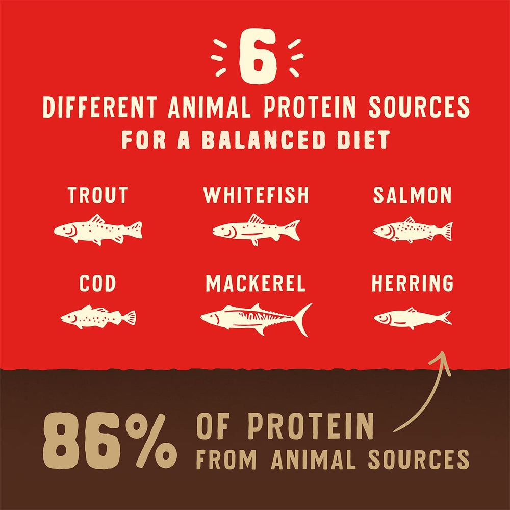 Stella & Chewy's Wild Red Ocean Recipe ingredients list highlights whole prey nutrients.