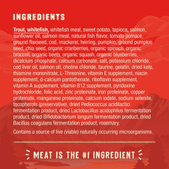 Stella & Chewy's Wild Red Ocean Recipe raw-coated detail on kibble bite.