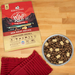 Stella & Chewy's Wild Red six poultry-free protein sources are featured.