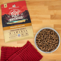 Stella & Chewy's Prairie Recipe image highlights six protein sources for variety.