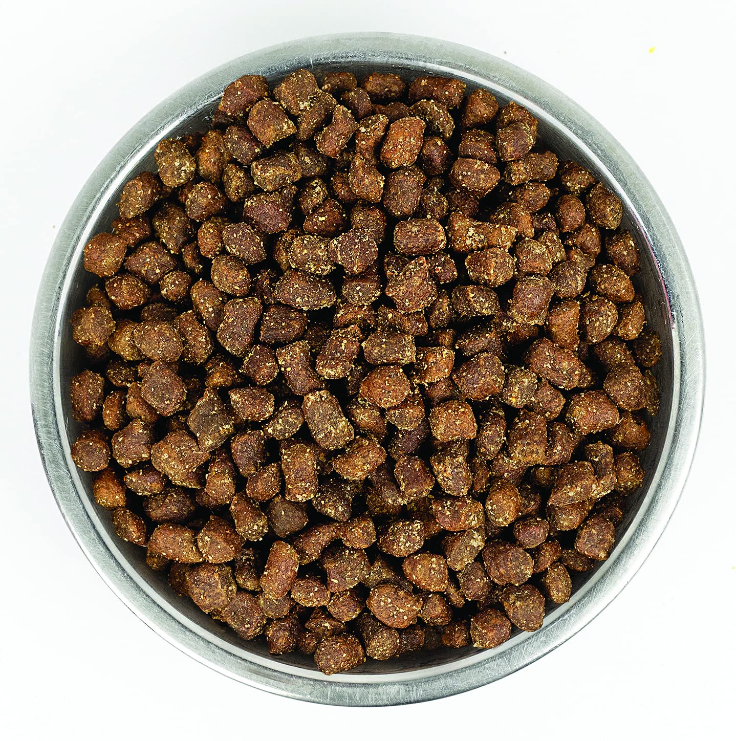 Stella & Chewy's Wild Red grains shot shows barley and oatmeal supporting easy digestion.