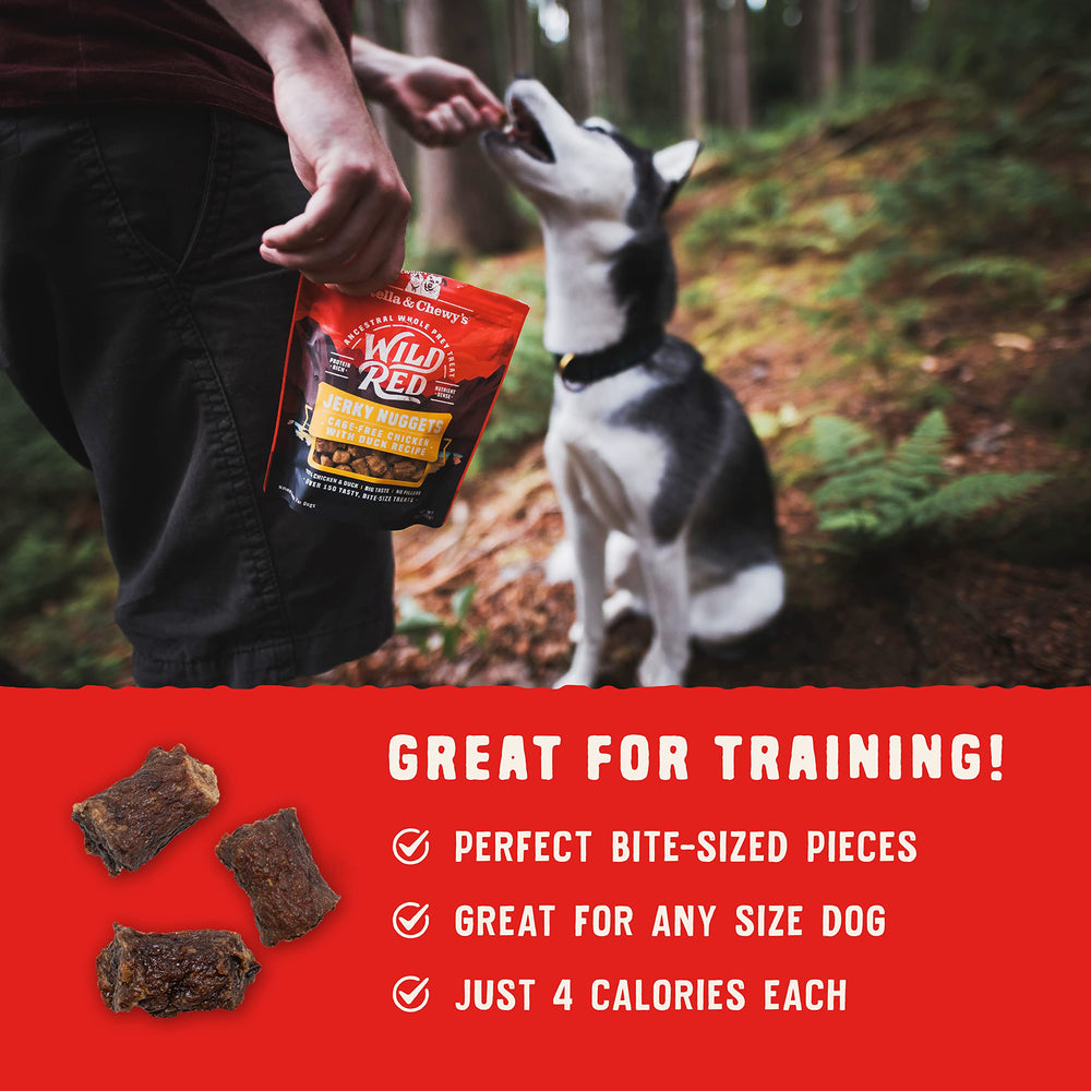 Label on Stella & Chewy's package indicating peanut-free facility.