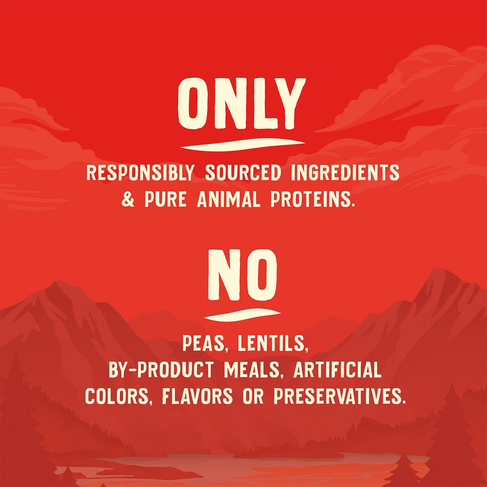 Stella & Chewy's Wild Red freeze dried chunks closeup highlights premium raw ingredients