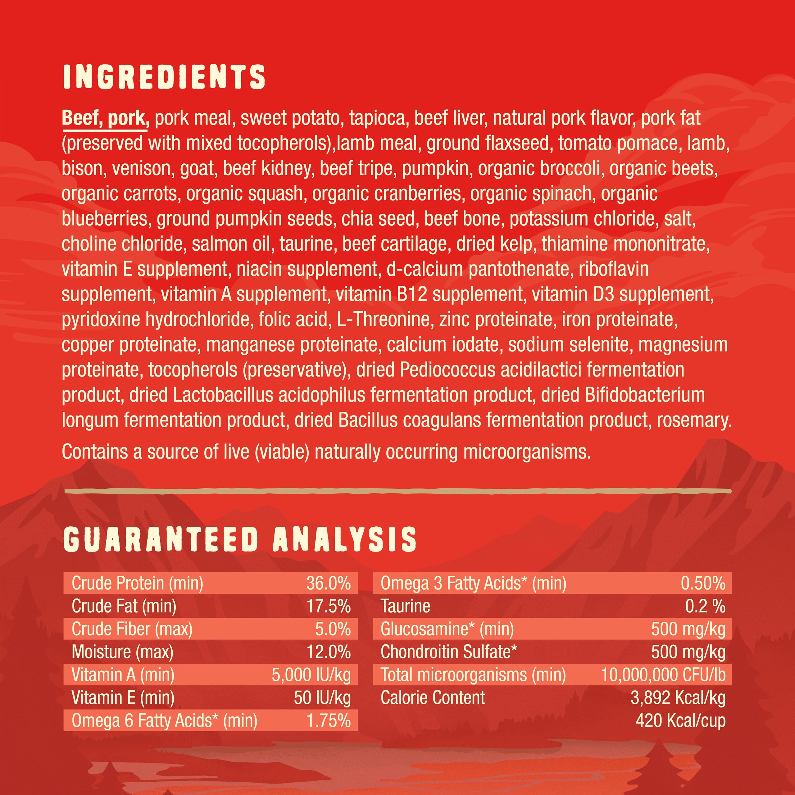 Stella & Chewy's Wild Red Raw Blend features six red meat sources for variety.