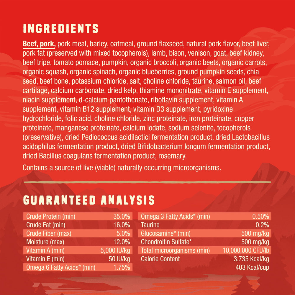 Stella & Chewy's Wild Red six-meat sources offer diverse proteins for dog palates.