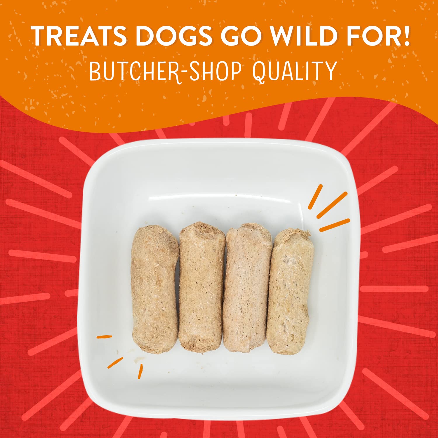 Training-treats-piece close-up for quick rewards with Stella & Chewy's Wild Weenies.