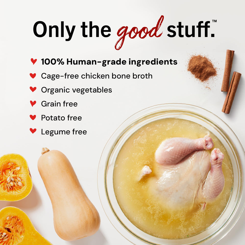 Stella & Chewy's bone broth label highlights USA facilities and quality controls