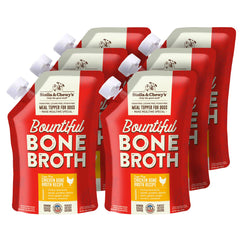 Stella & Chewy's bone broth pour over kibble to boost moisture and flavor for dogs